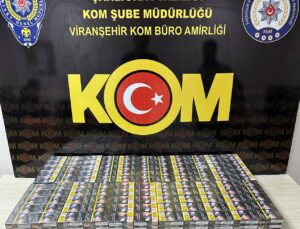 Viranşehir’de yüzlerce paket kaçak sigara ele geçirildi